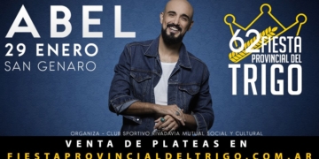 Comienza la venta de entradas para el show de Abel Pintos en la Fiesta del Trigo