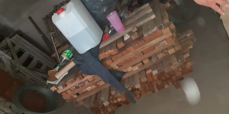 Hallaron en un campo elementos que habían sido robados en Díaz: dos involucrados