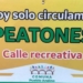 Sin autos: Andino tendrá su «calle recreativa» desde este domingo