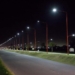 Timbúes inauguró la iluminación led del acceso a la autopista