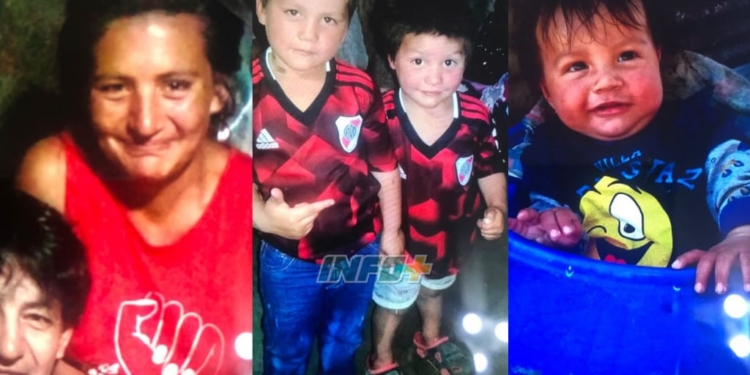 Buscan a una joven de 20 años y a sus tres pequeños hijos