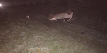 Otro vuelco en autopista: un hombre sufrió un accidente en Oliveros