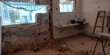 Comenzaron las obras para la nueva sala de Rayos X en el SAMCo Maciel