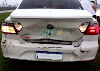 Más choques en autopista: dos macielenses fueron impactados por otro vehículo