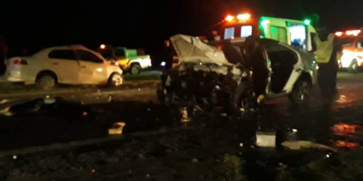 Fueron dos las víctimas fatales del choque frontal en autopista: están identificadas