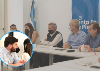 Gaboto: Juan Pablo Ruiz se reunió con referentes del gobierno provincial