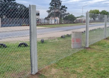 Totoras ya cuenta con un cerco sobre Ruta 91 para evitar accidentes