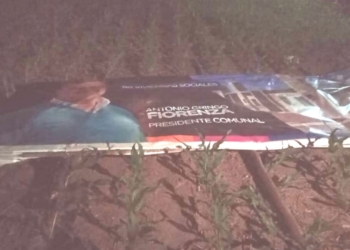Fiorenza denunció «campaña sucia» en Timbúes: le destruyeron carteles