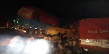 Un camionero murió al chocar con otro en autopista, a la altura de Arocena