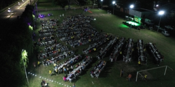Multitudinario festejo por el Día de la Madre en Timbúes