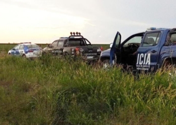 Gran cantidad de elementos robados en un campo de Barrancas