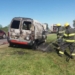 Un utilitario ardió en llamas sobre la autopista Rosario Santa Fe