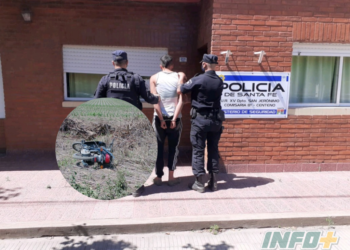 Recuperaron en un campo la moto robada en Centeno: un joven detenido
