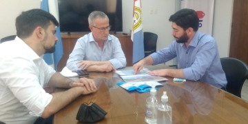 Juan Pablo Ruiz se reunió con Miatello: buscan mejorar el servicio de colectivos