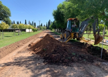 Gessler ya trabaja en la extensión de la red cloacal