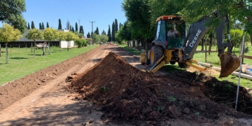 Gessler ya trabaja en la extensión de la red cloacal