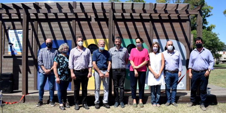 Monje inauguró su “Ecopunto Sustentable” junto a autoridades provinciales