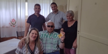 Herme Juárez se convirtió en «Socio Benefactor» del Samco de Gaboto