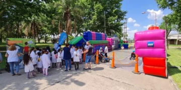 Totoras vivió una jornada de educación vial para alumnos de escuelas primarias