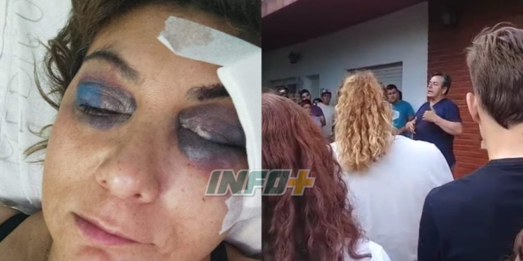 Violencia y pueblada en Centeno: una mujer herida y dos detenidos