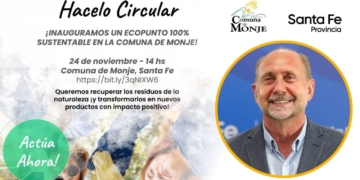 Monje inaugura su «Ecopunto 100% Sustentable» y espera por Perotti