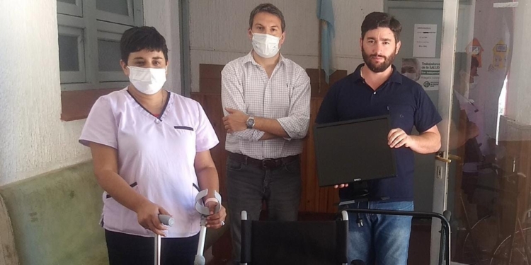 Ruiz entregó nuevos elementos al Samco de Gaboto: “Nuestra prioridad es la salud”