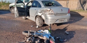 Un joven de Oliveros sufrió fracturas de cadera y pelvis tras un fuerte choque en Timbúes