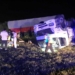 Un camionero sufrió un vuelco en Monje cuando viajaba por autopista
