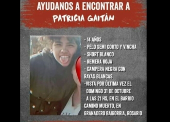 Buscan a una menor de Baigorria que salió hace tres días de su casa y no regresó