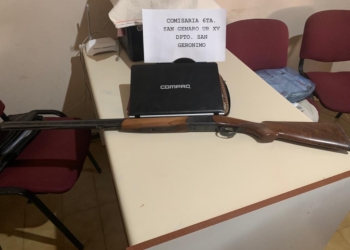 Recuperaron una escopeta y una notebook robadas en San Genaro