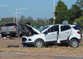 Murió un hombre que sufrió un accidente en Gálvez, en el cruce de rutas 80 y 10