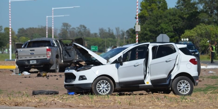 Murió un hombre que sufrió un accidente en Gálvez, en el cruce de rutas 80 y 10