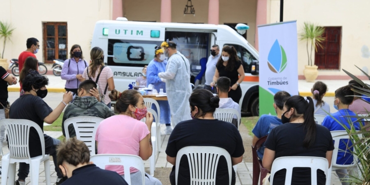 Realizarán testeos masivos y gratuitos este miércoles en Timbúes