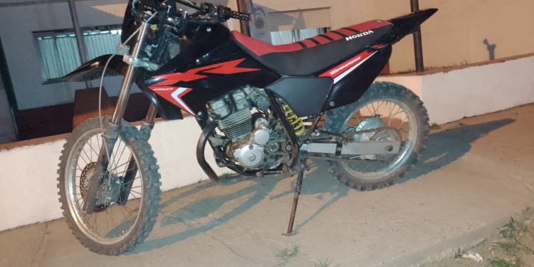 Maciel: recuperaron una moto robada en 2014 y detuvieron a un joven