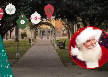 Se viene la «Plaza Navideña» en Maciel, con Papá Noel y el coro local