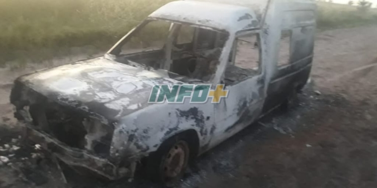 Hallaron una camioneta quemada: investigan si es la robada en Totoras