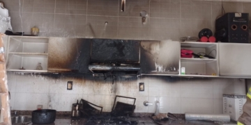 Barrancas: olvidaron una hornalla prendida y los bomberos evitaron un incendio