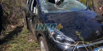 Dos adultos mayores heridos tras despistar con su auto a la altura de Maciel