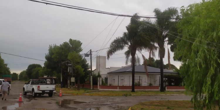 San Genaro: 500 postes de la EPE caídos y el 30% de los vecinos sin luz