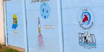 Barrancas tiene su mural a 100 años del descubrimiento de la insulina