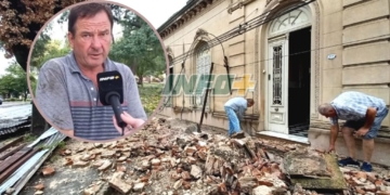 Temporal en Maciel: una joven herida, voladura de techos, árboles y cables caídos