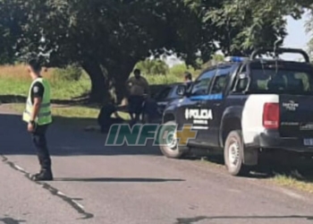Barrancas: el casco salvó a padre e hijo que cayeron de su moto en Ruta 11