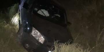 Un auto despistó camino a la Boca de Monje:  un nene y dos adultos heridos