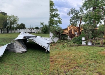 Timbuense y Club Maciel juntan fondos para reparar los destrozos que causó el temporal