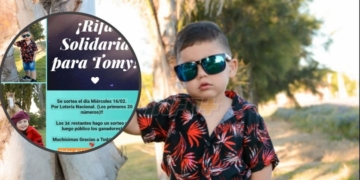Rifa solidaria por Tomy: juntan fondos para un nene de Maciel que debe ser operado