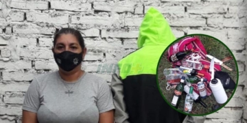 Robaban en una vivienda de Villa La Ribera y fueron atrapados con armas blancas