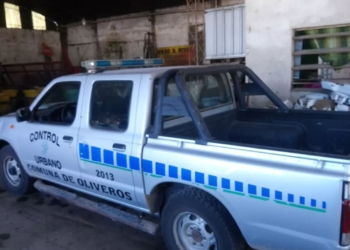 Seguridad en Oliveros: vuelven a funcionar el móvil de Control Urbano y las cámaras