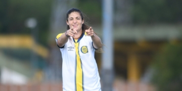 De zurda y al ángulo: Lara López marcó el gol de la victoria de Rosario Central