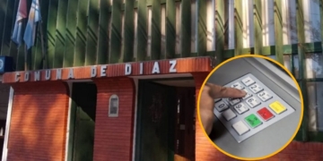 Rompieron a golpes el cajero automático y Díaz se quedó sin servicio