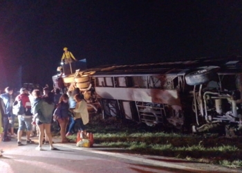 Volcó un micro en Ruta 34: al menos 5 pasajeros heridos